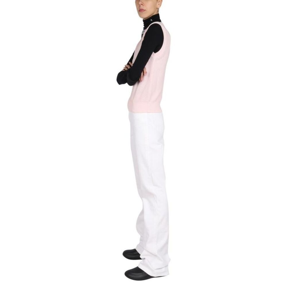 RAF SIMONS Women's Knit Vest Women PINK Sweaters & Knitwear